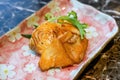 A delicious Japanese dish, pan-fried codfish