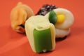 Delicious Japanese style sweets food relaxation Royalty Free Stock Photo
