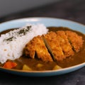 Delicious katsu curry