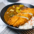 Delicious katsu curry