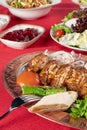 Delicious kebab stock photo