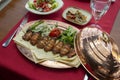 Delicious kebab stock photo