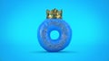 Delicious King donut. 3d render