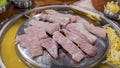 Delicious Korean style Barbecue Royalty Free Stock Photo