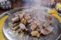 Delicious Korean style Barbecue Royalty Free Stock Photo