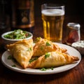 Delicious Lambic-infused Samosa: A Perfect Blend Of Flavors