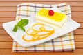 Delicious lemon cake