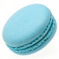 Delicious light blue macaron Royalty Free Stock Photo