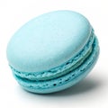 Delicious light blue macaron Royalty Free Stock Photo
