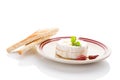 Delicious marinated camembert.