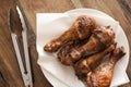 Delicious marinated grilled chicken legs