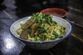 Bowl of Beef Noodles in Zhangye China