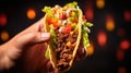 delicious meal taco food Royalty Free Stock Photo