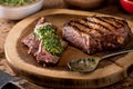 Argentine Style Steak with Chimichurri Sauce