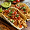 Delicious Mexican Tacos with Fresh Salsa