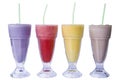 Delicious Milkshakes Royalty Free Stock Photo