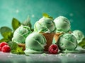 Delicious mint chocolate chip gelato ice cream is a refreshing and decadent with rich creamy gelato base