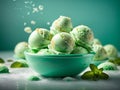 Delicious mint chocolate chip gelato ice cream is a refreshing and decadent with rich creamy gelato base