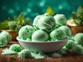 Delicious mint chocolate chip gelato ice cream is a refreshing and decadent with rich creamy gelato base