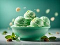 Delicious mint chocolate chip gelato ice cream is a refreshing and decadent with rich creamy gelato base