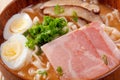 Delicious miso ramen Royalty Free Stock Photo