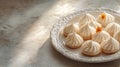 Delicious Modak Served on a White Ceramic Plate with Warm Lighting Royalty Free Stock Photo