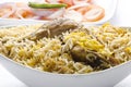 Delicious mouthwatering Biryani Royalty Free Stock Photo