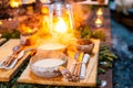 Delicious mushroom cream soup Royalty Free Stock Photo