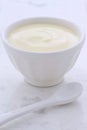 Fresh plain yogurt Royalty Free Stock Photo