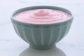 Vintage strawberry yogurt