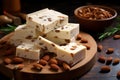 Delicious Nutty nougat. Generate Ai