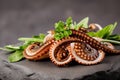 Delicious octopus Vietnamese street food Asian cuisine Royalty Free Stock Photo