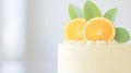 Delicious orange cake Royalty Free Stock Photo