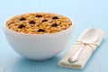 Delicious organic muesli cereal