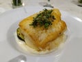 A delicious pan seared fish Royalty Free Stock Photo