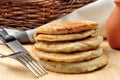 delicious pancake made for pancake day Royalty Free Stock Photo