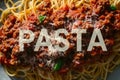 Delicious Pasta Creation. Generative ai.