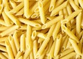 Delicious pasta, penne noodles background Royalty Free Stock Photo
