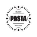 Delicious Pasta vintage sign stamp