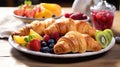 delicious pastry croissan food