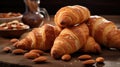 delicious pastry croissan food