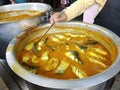 Delicious Patin Tempoyak dishes. Royalty Free Stock Photo