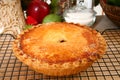 Delicious Peach Pie Royalty Free Stock Photo