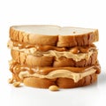 Delicious Peanut Butter Sandwich: Creamy And Crunchy