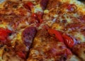 Delicious pepperoni pizza
