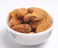 Healthy & Tasty Naturally Dried Yellow Dates, Chhuaraa with white background