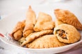 Meat pie the Cameroon way. Royalty Free Stock Photo