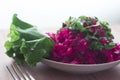 Delicious pink salad Royalty Free Stock Photo