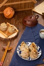 A delicious plate of shaomai Royalty Free Stock Photo