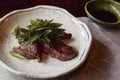 Beautiful Kaiseki beef course in Japan Royalty Free Stock Photo
